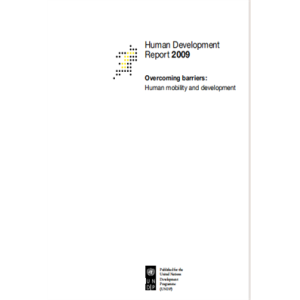 Human Development Report 2009